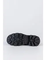 Botins Chelsea de couro Verde Khaki