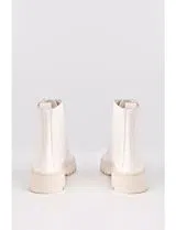 Botins com atacadores Branco