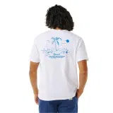 Aloha Hotel Paradise Men's White T-Shirt