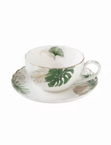 Conjunto Chávena 200ml + Pires Porcelana EXOTIQUE
