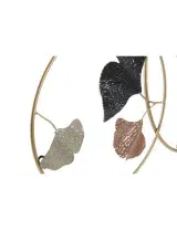 Golden Leaves Wall Decor in Terracotta