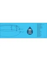 Round Rattan Inflatable Pool 366x76cm Grey