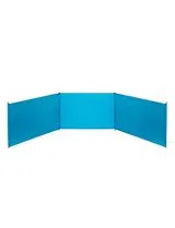 Foldable Beach Windbreak 300x85x2cm Blue