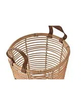 Set of 2 Brown Natural Baskets