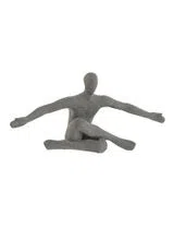 Figura Decorativa Homem Cinzento
