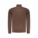 Camisola de Gola Alta Homem Castanho