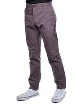 Calças Chino Homem Cinzento Escuro