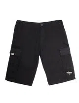 Calções Cargo Homem Preto