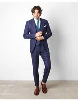Blue Men's Suit