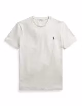 T-Shirt Slim Fit Cinza Logotipo Azul