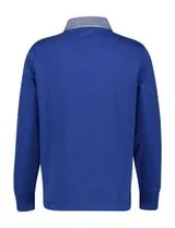 Long Sleeve Polo Blue