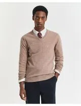 Beige Fine Wool Sweater