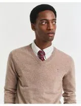 Beige Fine Wool Sweater