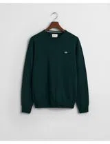Camisola em lã fina Verde