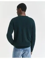 Camisola em lã fina Verde