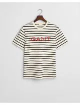Beige Striped T-shirt