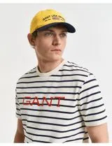 Beige Striped T-shirt
