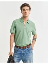 Contrast Green Polo