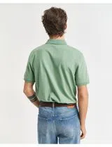 Contrast Green Polo