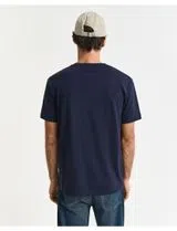 T-shirt com bolso Azul