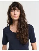 T-shirt slim Azul