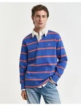 Long Sleeve Polo Blue