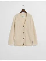 Beige Knit Cardigan
