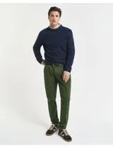 Comfort Slim Fit Chino Pants Green