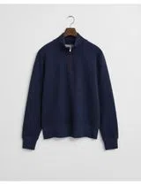 Blue Half-Zip Sweatshirt