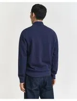 Blue Half-Zip Sweatshirt