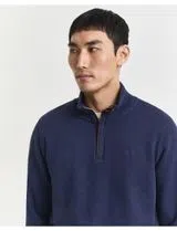 Blue Half-Zip Sweatshirt
