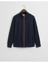 Sacker Rib Zip Jacket Blue