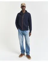 Sacker Rib Zip Jacket Blue