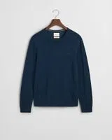 Camisola de lã fina Azul