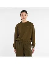 Sweatshirt Athletics French Terry Crew Castanho
