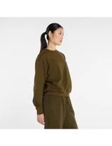 Sweatshirt Athletics French Terry Crew Castanho