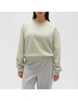 Sweatshirt Crewneck Made in USA Verde