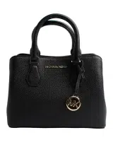 Camille Small Logo Leather Satchel