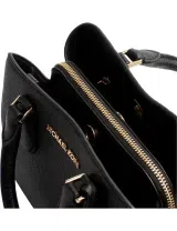 Camille Small Logo Leather Satchel