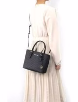 Jet Set Travel Extra-Small Logo Top-Zip Tote Bag