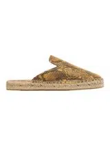 Mules Print Snake Caramel