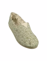 Alpercatas Print Lea Leaf White Khaki