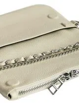 Rock Nano Grained Leather White