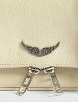 Rock Nano Grained Leather White