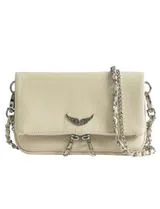 Rock Nano Grained Leather White
