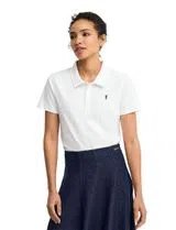 Regular Fit White Polo