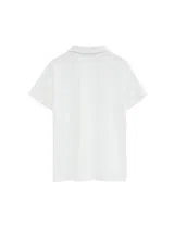 Regular Fit White Polo
