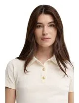 White Slim Fit Polo