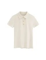 White Slim Fit Polo