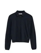 Long Sleeve Polo Regular Fit Blue